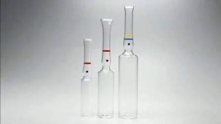 1ml 2ml 5ml 10ml Ampoule en verre d'injection de pharmacie claire